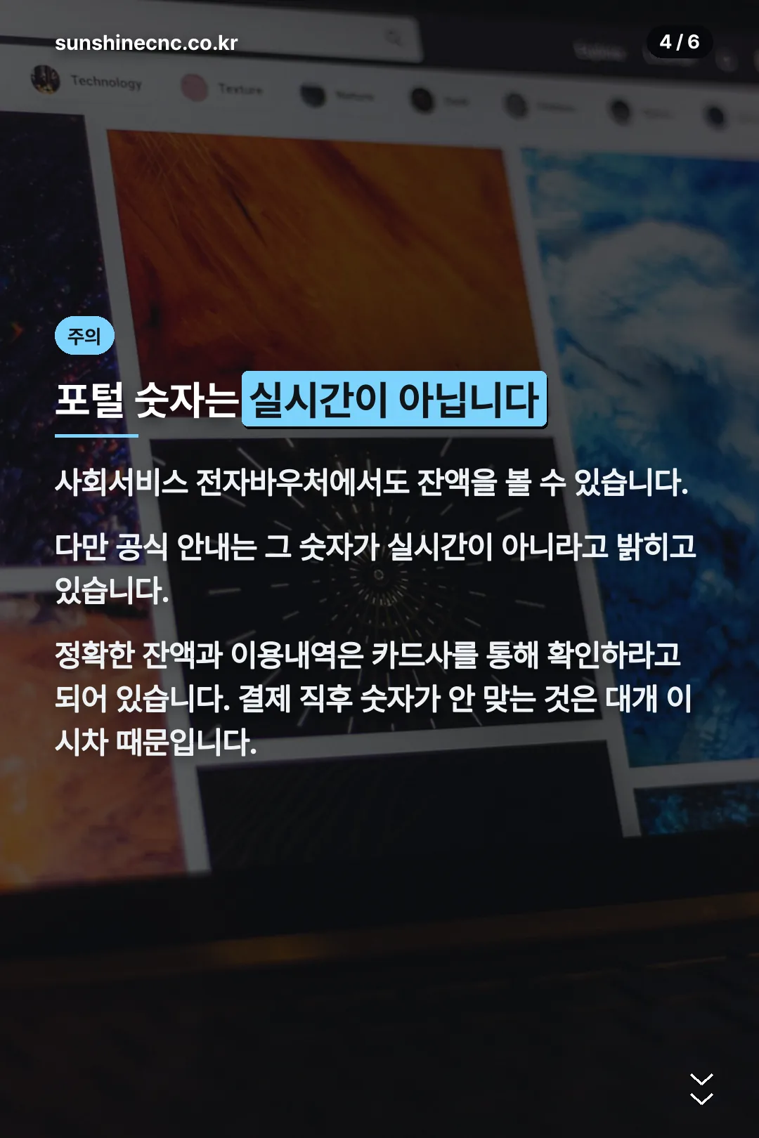 포털 잔액의 한계