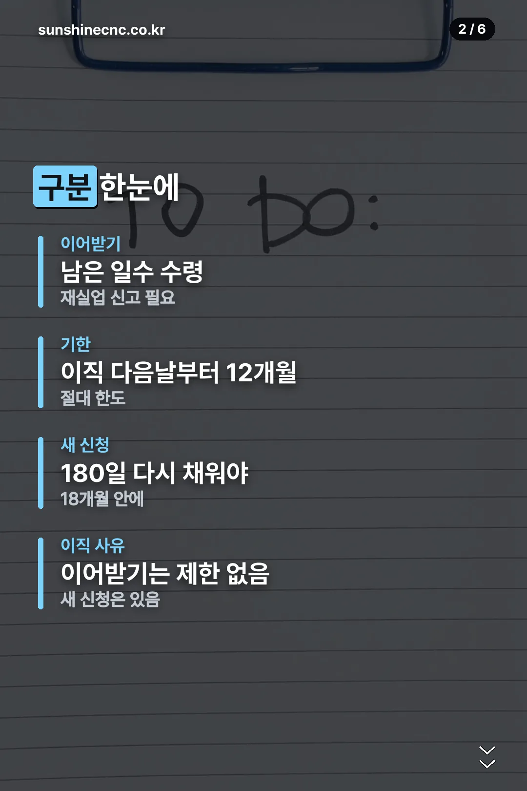 이어받기와 새 신청 구분