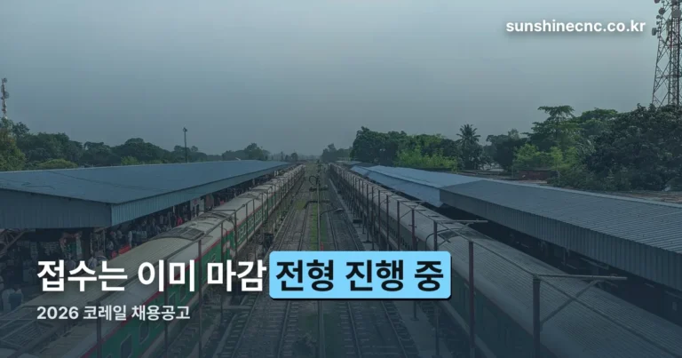2026 코레일 채용공고 — 하반기 접수 마감, 지금은 이 단계