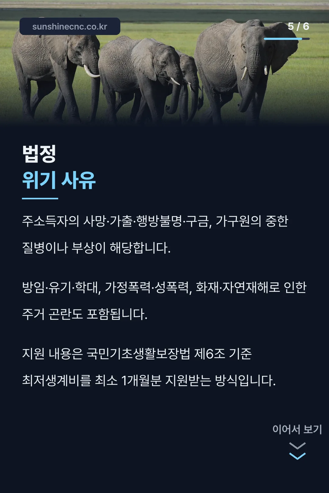 법정 위기 사유 안내