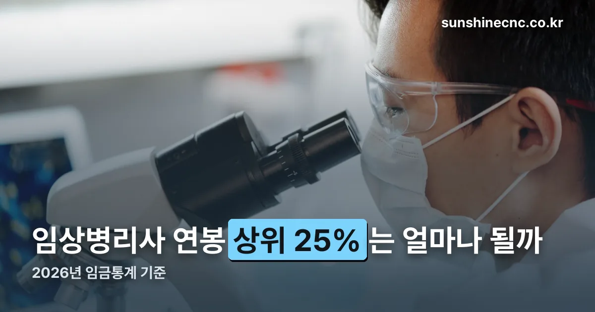 임상병리사 연봉 정리 썸네일