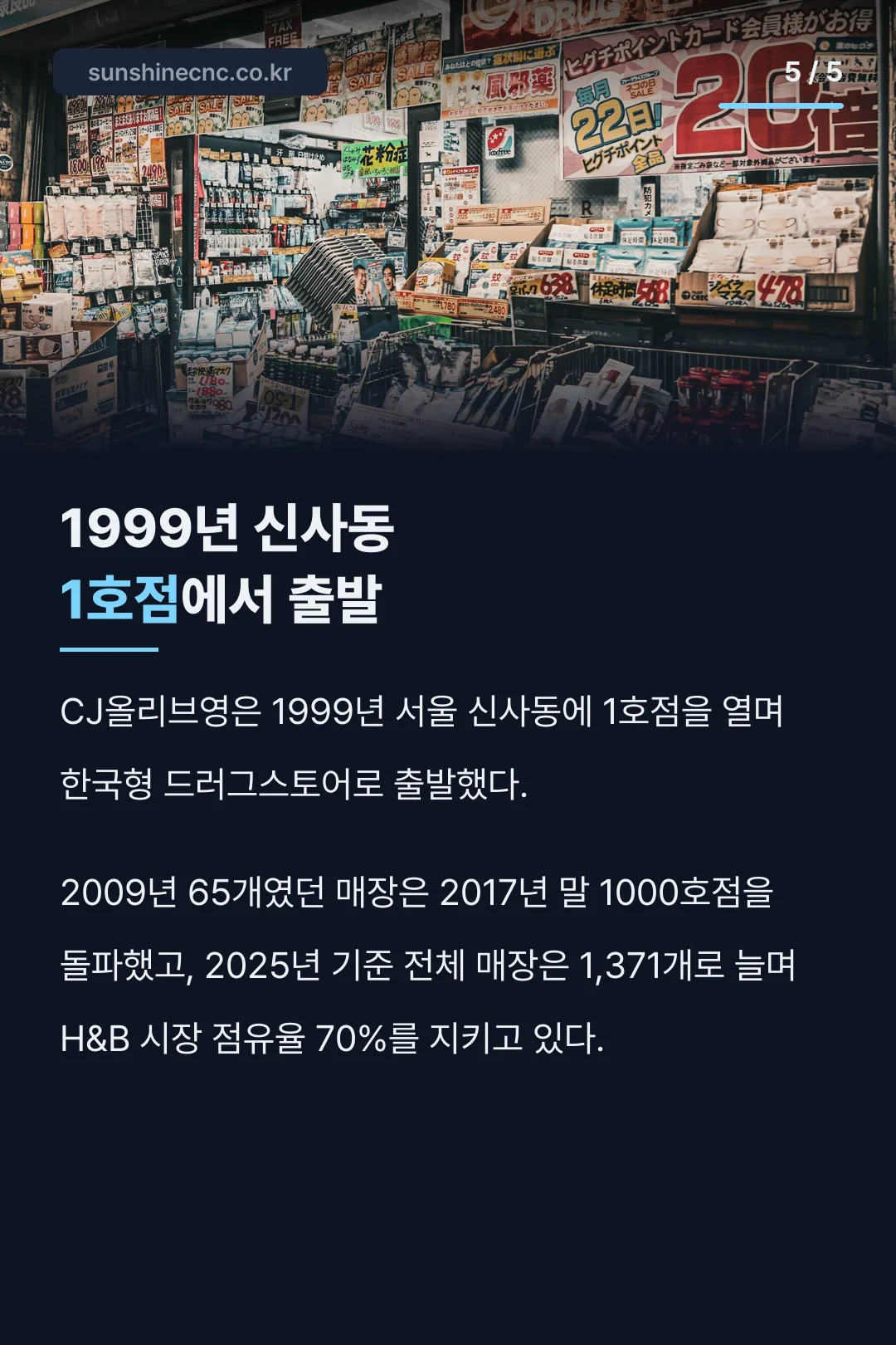 1999년 신사동 1호점에서 출발